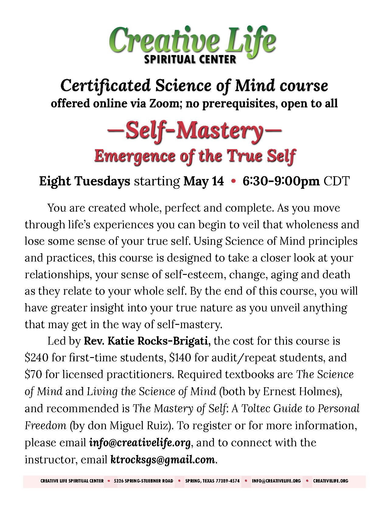 Self-Mastery